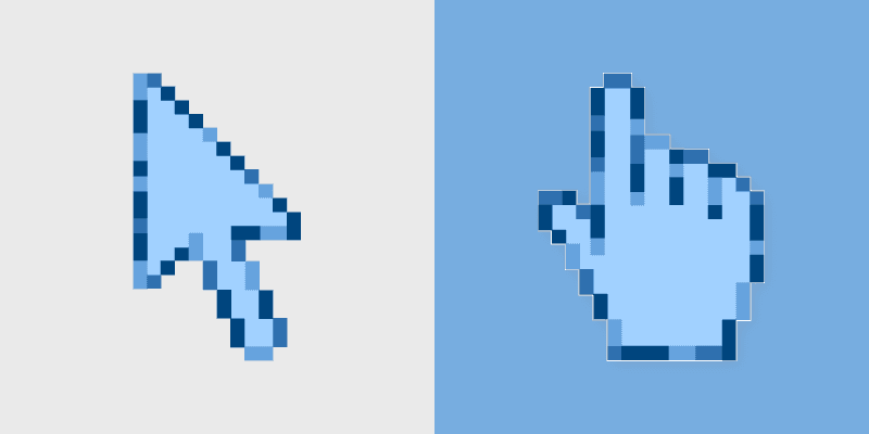 Cute Cursor Winter Lake Pack