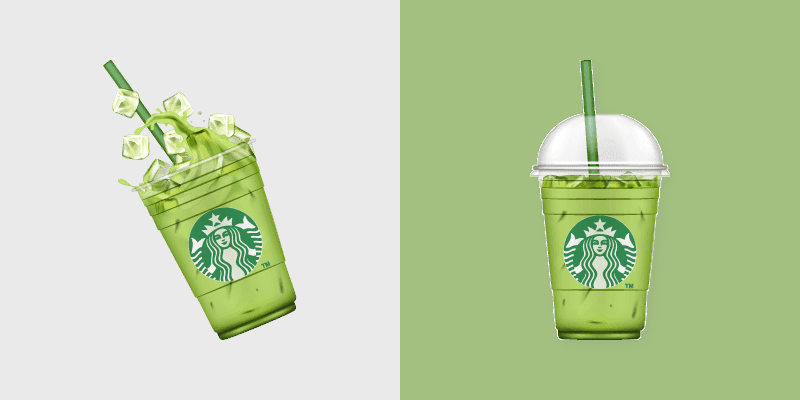 Custom Cursor Matcha Latte Delight