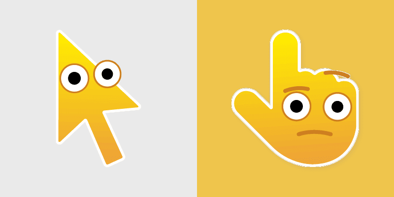 Cute Cursor Pack - Emoji Inspired