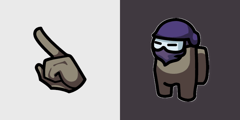 Among Us Ninja Cursor Pack