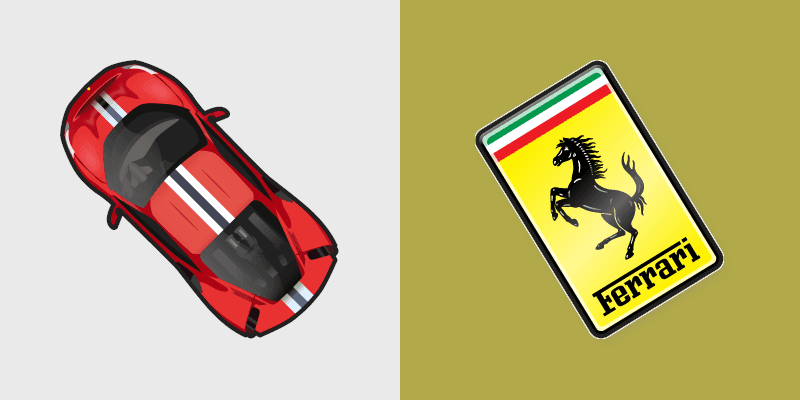 Cute Cursor Pack for Ferrari 488 Pista