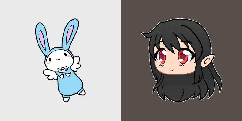 Custom Cursor Pack: Gacha Life Carma & Pajama Abu