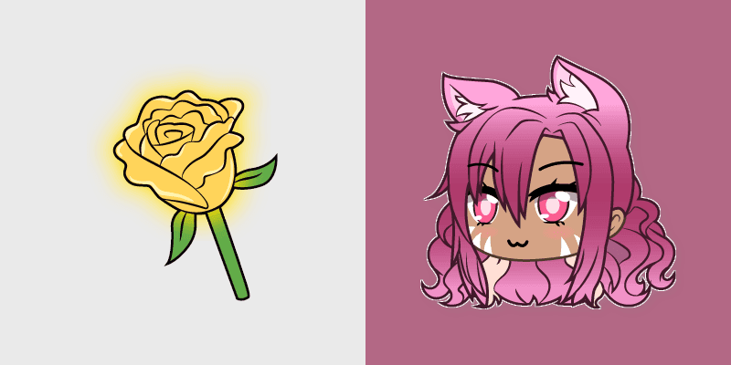 Cute Cursor Pack - Lotus and Golden Rose