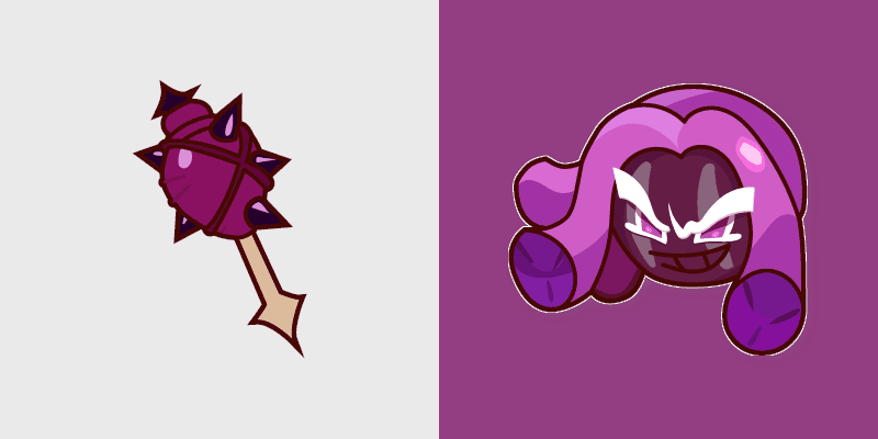 Cute Cursor Pack - Purple Yam Cookie
