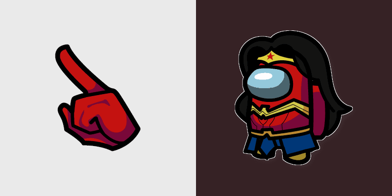 Wonder Woman Among Us Custom Cursor Pack