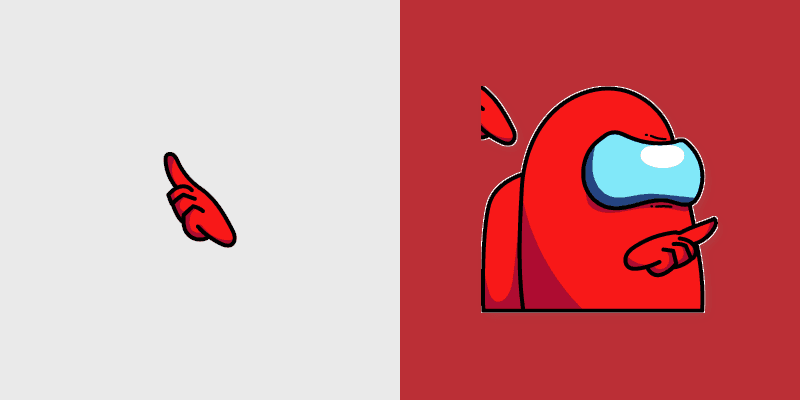 Cute Among Us Meme Cursor Pack