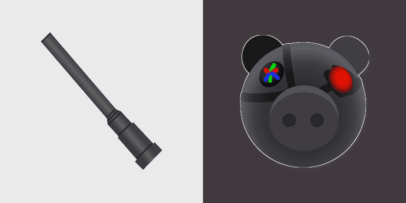 Custom Cursor - Piggy Robby from Roblox