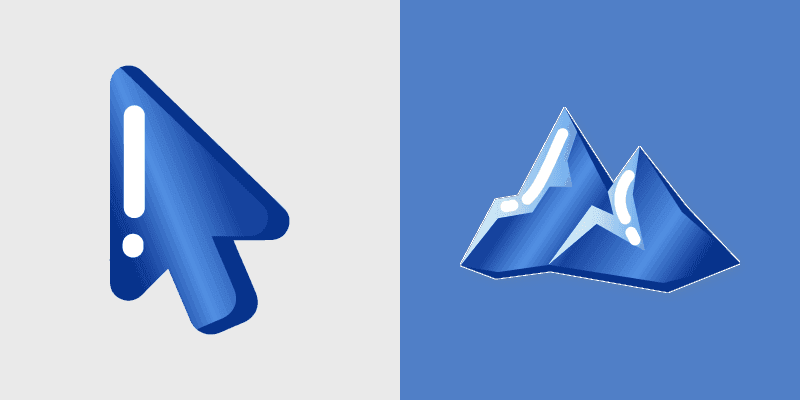 Custom Cursor Mountains Pack