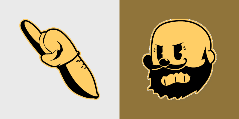 Cute Cursor Bendy Ink Machine Hugo Mungus