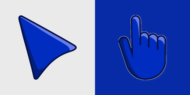 Custom Cursor Pack - Persian Blue Inspired