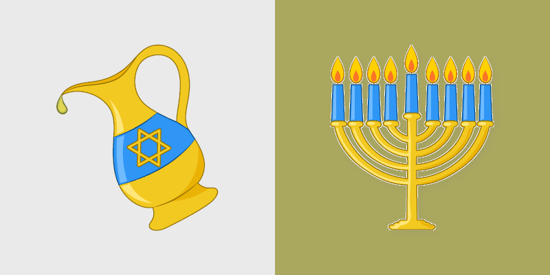 Hanukkah Celebration Custom Cursor Pack