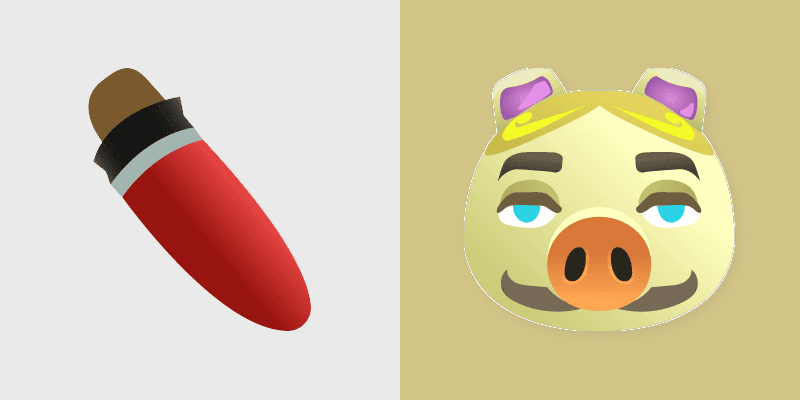 Cute Cursor Pack - Animal Crossing Chops