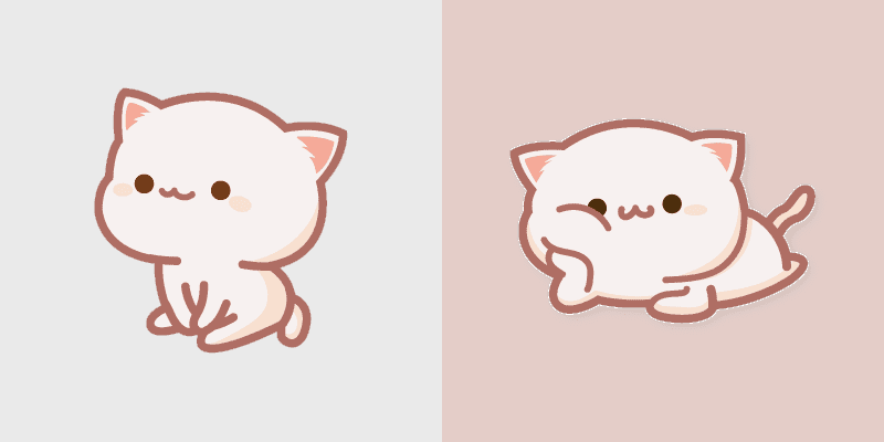 Cute Chill Cat Cursor Pack