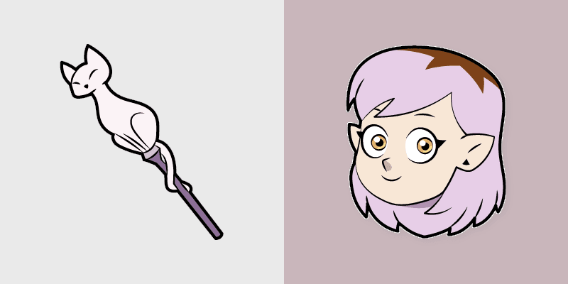 Owl House Cute Custom Cursor Pack