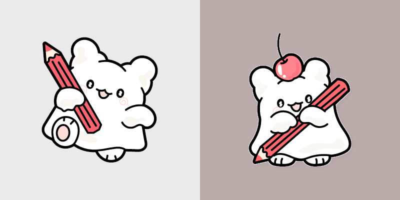 Hanamaruobake Cute Cursor Pack