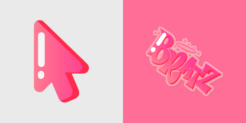 Minimal Gradient Custom Cursor Pack