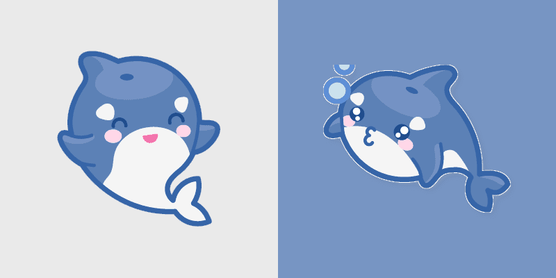 Cute Cursor Pack with Orcas