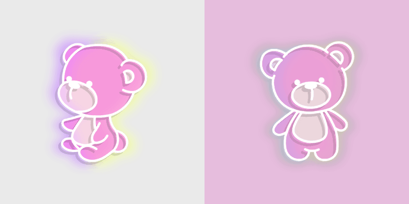 Cute Pink Bear Cursor Pack