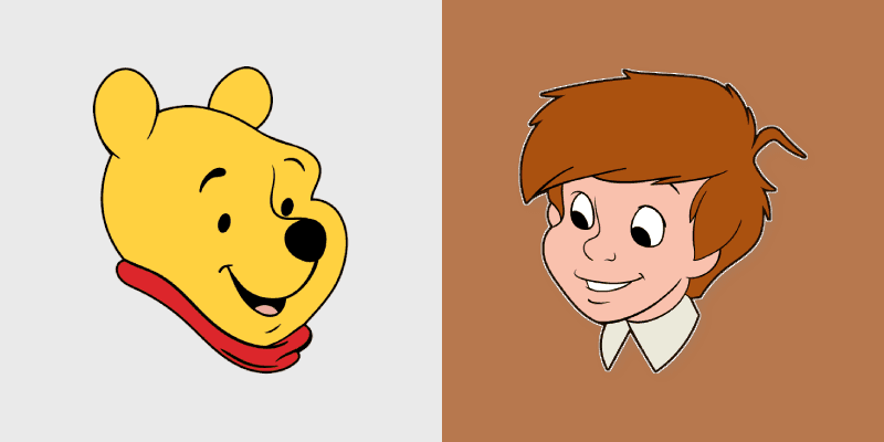 Cute Cursor Pack - Winnie the Pooh & Christopher Robin
