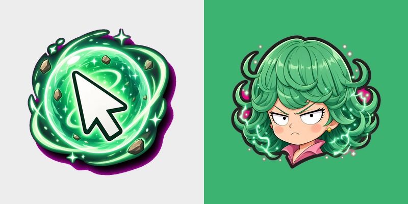 Jade Tatsumaki Chibi Cursor