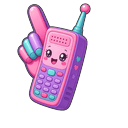 Kawaii Hello Kitty Shades & Brick Phone Cursor Pointer