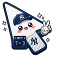 Kawaii NYY Score Peace Ball arrow cursor preview