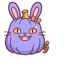 Lavender Bunny Gourd Cursor Default