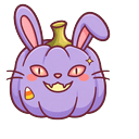 Lavender Bunny Gourd Cursor Pointer