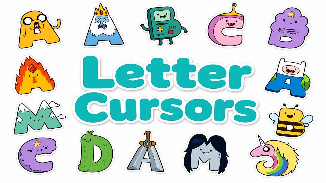 Letter Cursors