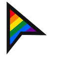 LGBT Pride Rainbow Cursor Default