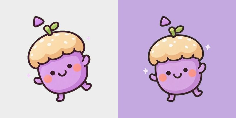 Lilac Acorn Sprout Cursor