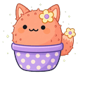 Lilac Bear Bloom Cursor Pointer