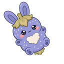 Lilac Blueberry Bunny Cursor Default