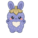 Lilac Blueberry Bunny Cursor Pointer