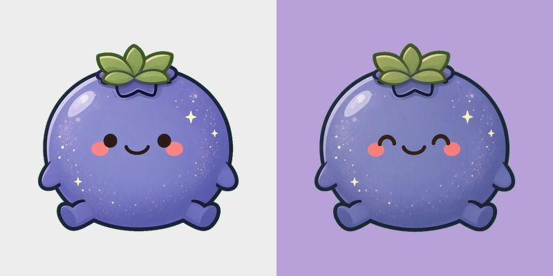 Lilac Blueberry Cheer Cursor