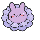 Lilac Bunny Bloom Cursor Pointer