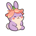 Lilac Bunny Blossom Cursor Default
