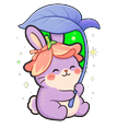 Lilac Bunny Blossom Cursor Pointer