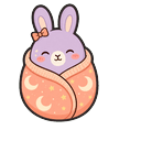 Lilac Bunny Cocoon Cursor Default
