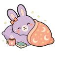 Lilac Bunny Cocoon Cursor Pointer