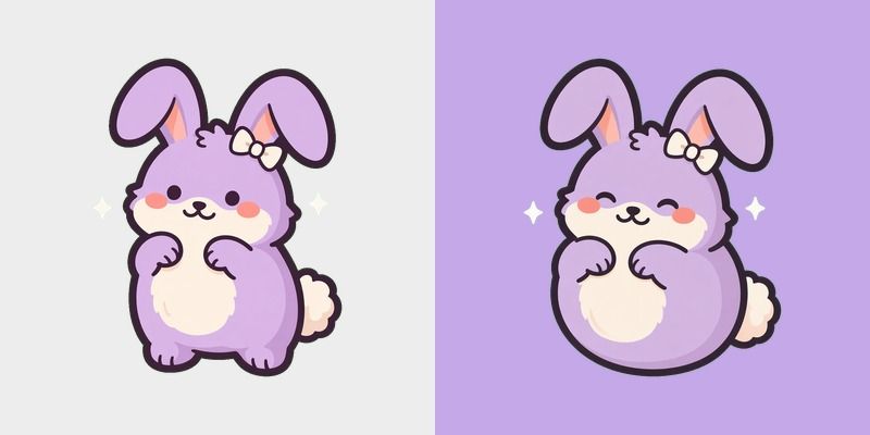 Lilac Bunny Loaf Cursor