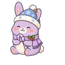 Lilac Bunny Present Cursor Default