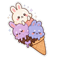 Lilac Bunny Scoop Cursor Default