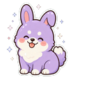 Lilac Bunny Scoop Cursor Pointer