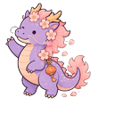 Lilac Dragon Blossom Cursor Default