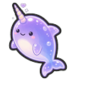 Lilac Jelly Narwhal Cursor Default
