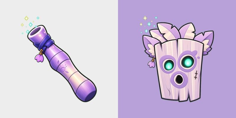 Lilac Petal Blowpipe Cursor