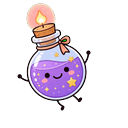 Lilac Potion Cheer Cursor Default