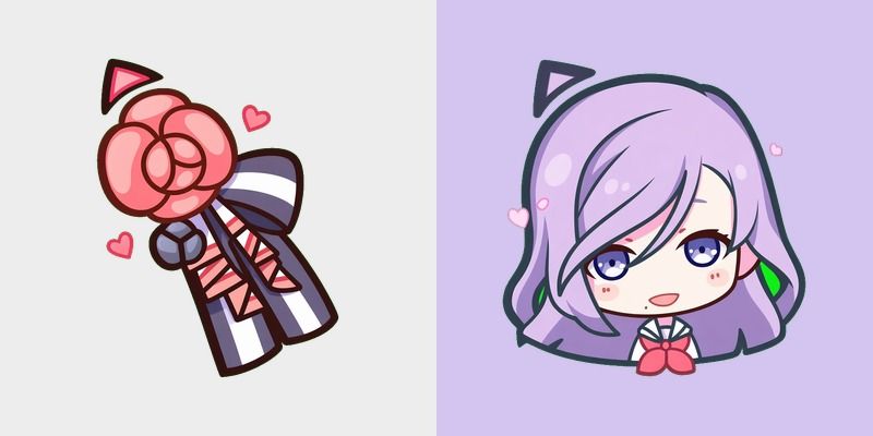 Lilac Rose Shizuku Cursor
