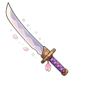 Lilac Sakura Katana Cursor Default